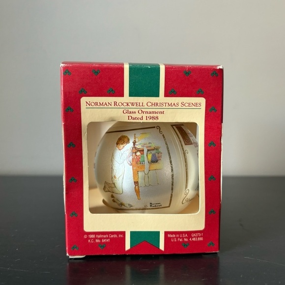 $5 ADD ON NEW Norman Rockwell Scenes Hallmark Christmas Ornament - Picture 2 of 6